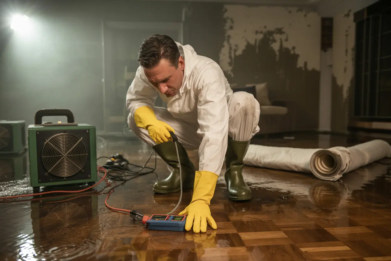 Golden Touch Restoration Specialist LLC in New York providing flood damage restoration service near Elmont, close to Belmont Park and UBS Arena.